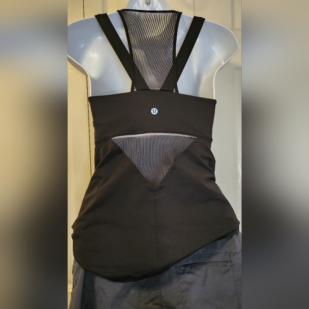 lululemon athletica Black Tank Top